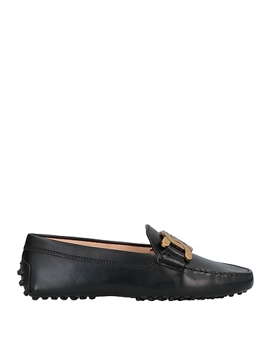 TOD'S Loafers Black Soft Leather