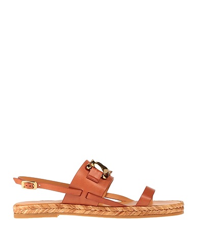 TOD'S エスパドリーユ タン 革