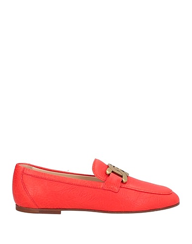 TOD'S Mokassins Rot Leder