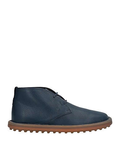TOD'S Stivaletti Blu notte 100% Pelle di vitello