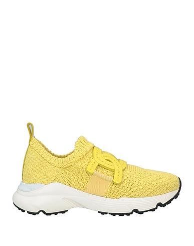 TOD'S Sneakers Lime green Textile fibres