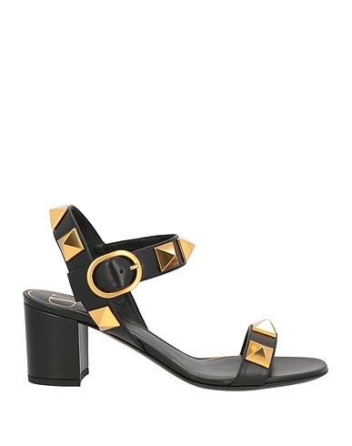 VALENTINO GARAVANI Sandals Black Leather