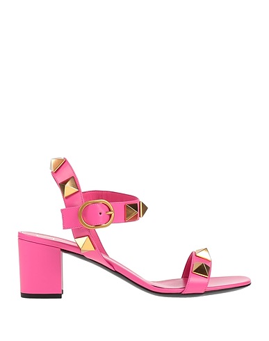 VALENTINO GARAVANI Sandals Pink Leather