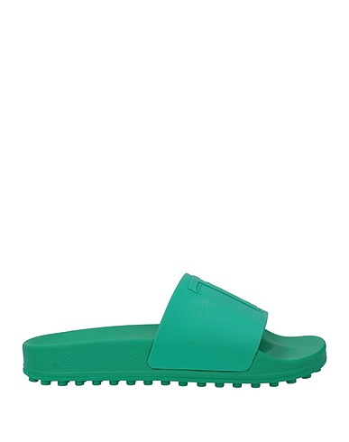 TOD'S Sandals Green Rubber