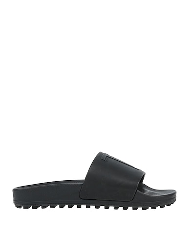 TOD'S Sandals Black Rubber