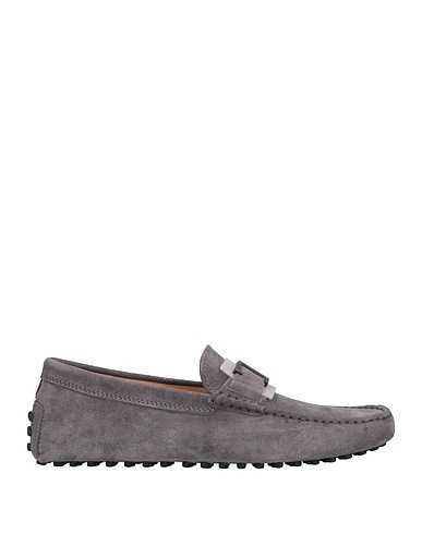 TOD'S Mocassino Grigio Pelle