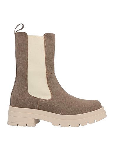 NOA A. Ankle boot Khaki Textile fibres