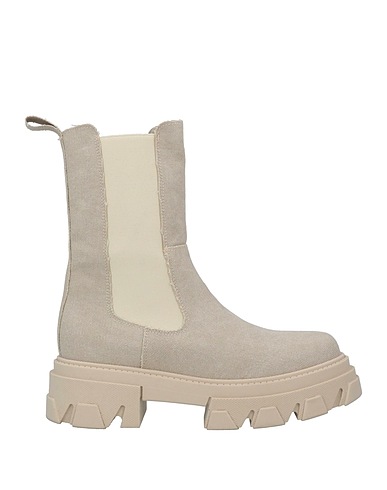 NOA A. Ankle boot Beige Textile fibres