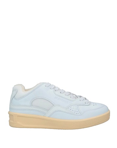 JIL SANDER Sneakers Bianco Pelle di bovino, Fibre tessili