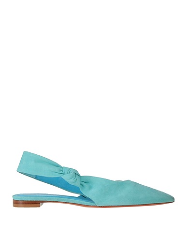 SANTONI Scarpe Turchese Pelle