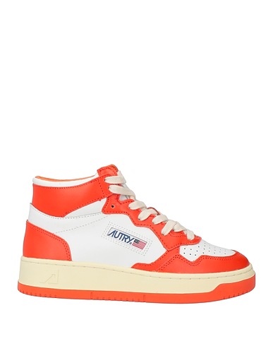 AUTRY Sneakers Orange Leather
