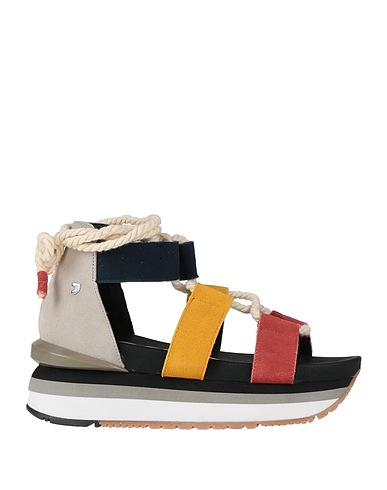 GIOSEPPO Sandals Garnet Soft Leather, Textile fibres