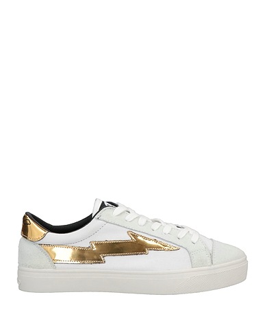 SANYAKO Sneakers Bianco Pelle, Fibre tessili