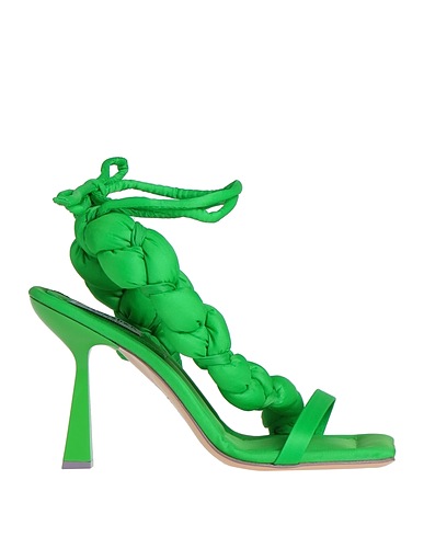 SEBASTIAN Milano Sandals Green Textile fibres