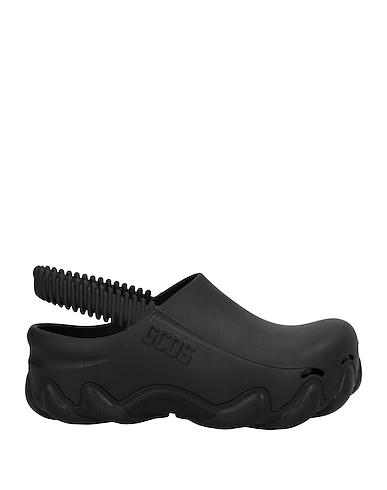 GCDS Mule e zoccoli Nero Altre Fibre