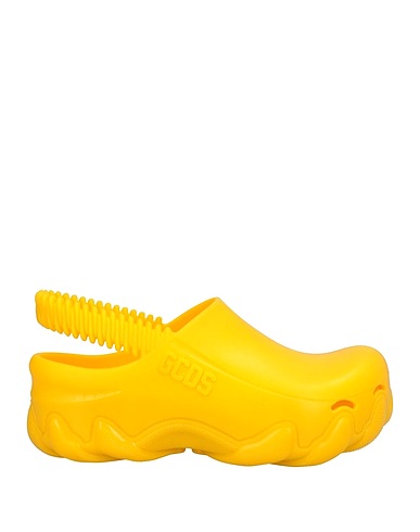 GCDS Mules and clogs Yellow Other Fibres