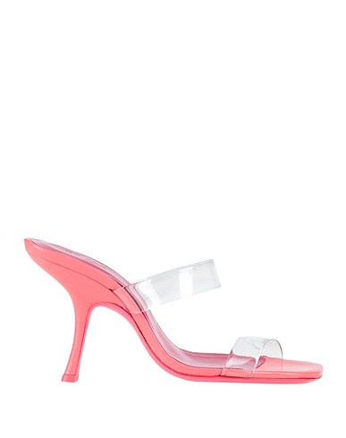 BY FAR Sandals Salmon pink Rubber