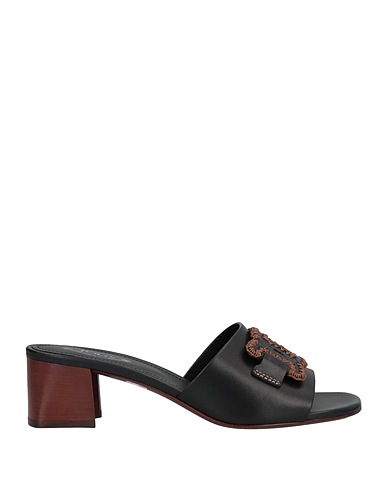 TOD'S Sandals Black Soft Leather