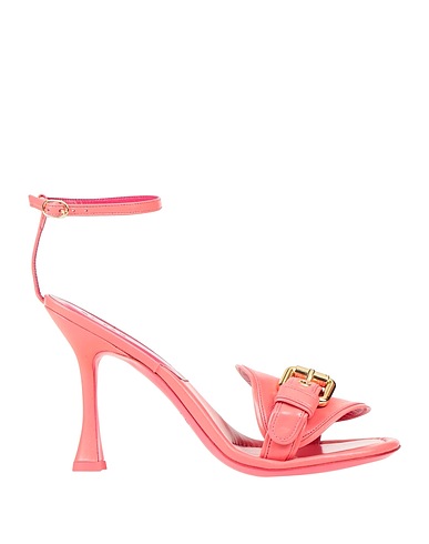 BY FAR Sandals Magenta Soft Leather