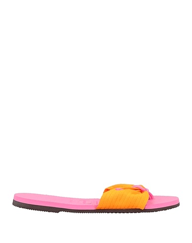 HAVAIANAS Flip flops Orange Textile fibers