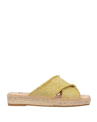 KANNA Espadrilles Light green Textile fibers