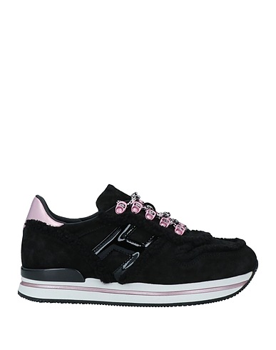 HOGAN Sneakers Nero Pelle, Fibre tessili