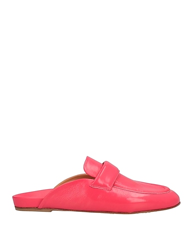 HALMANERA Mules and clogs Fuchsia Soft Leather