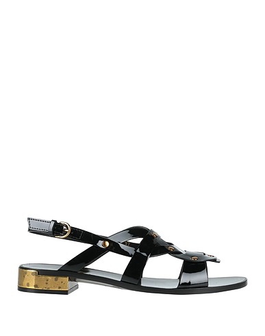 TOD'S Sandals Black Soft Leather