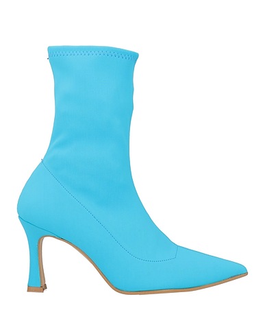 DIVINE FOLLIE Ankle boot Sky blue Lycra®