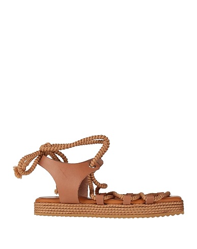 EQUITARE Flip flops Light brown Leather