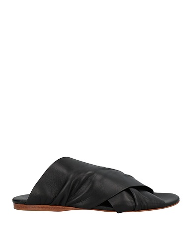 FORTE_FORTE Sandals Black Soft Leather