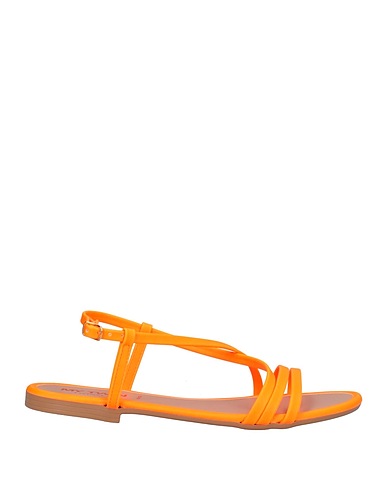 MY TWIN TWINSET Sandals Orange Textile fibers