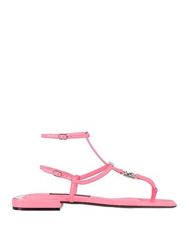 DOLCE&GABBANA Flip flops Pink 100% Lambskin