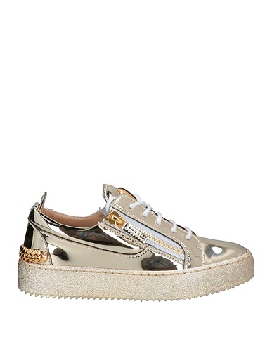 GIUSEPPE ZANOTTI Sneakers Platinum Textile fibres