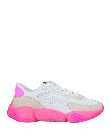 VALENTINO GARAVANI Sneakers White Textile fibres, Leather