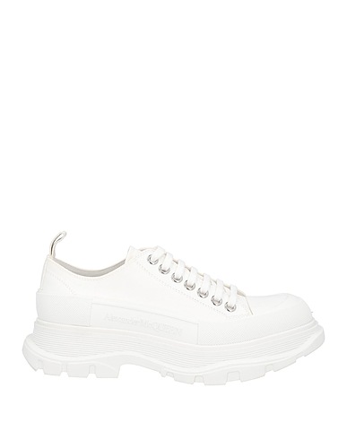 MCQUEEN FOOTWEAR White Textile fibers