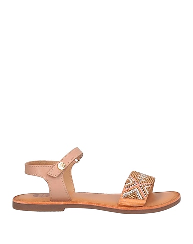 GIOSEPPO Sandals Blush Soft Leather, Textile fibers