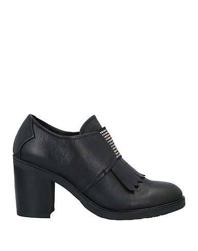 LUCA STEFANI Loafers Black Soft Leather