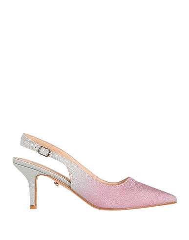 TWENTY FOUR HAITCH Pumps Hellrosa Gewebefasern