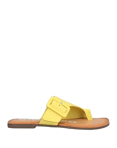 GIOSEPPO Infradito Giallo Pelle