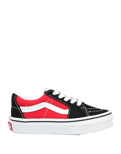 VANS Sneakers Black Soft Leather, Textile fibers