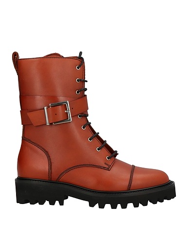 ANNA BAIGUERA Ankle boot Tan Calfskin