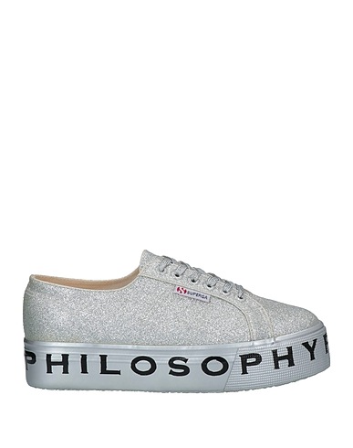 SUPERGA x PHILOSOPHY di LORENZO SERAFINI Sneakers Silber 50% Polyester, 50% PET (Polyethylenterephthalat)