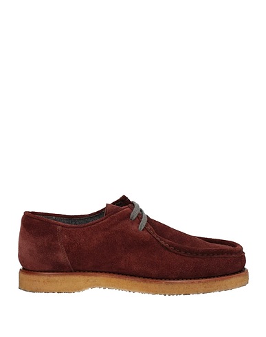 CORNELIANI Laced shoes Chocolate brown Soft Leather