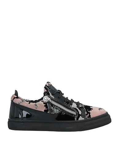 GIUSEPPE ZANOTTI Sneakers Blush Leather, Textile fibers