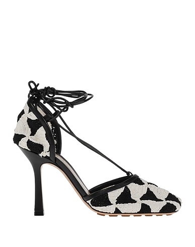 BOTTEGA VENETA Pump Black Textile fibers, Leather