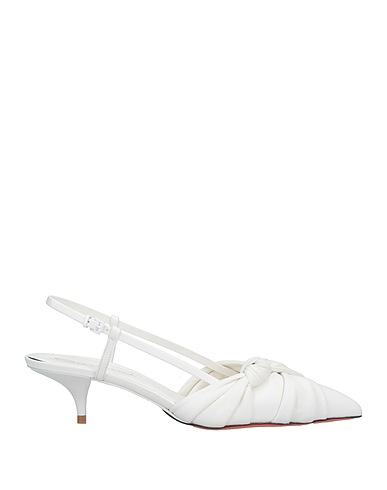 SANTONI Court White Soft Leather