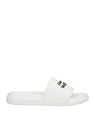MCQUEEN Sandals White Rubber