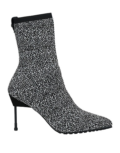 KURT GEIGER Ankle boot Black Textile fibres