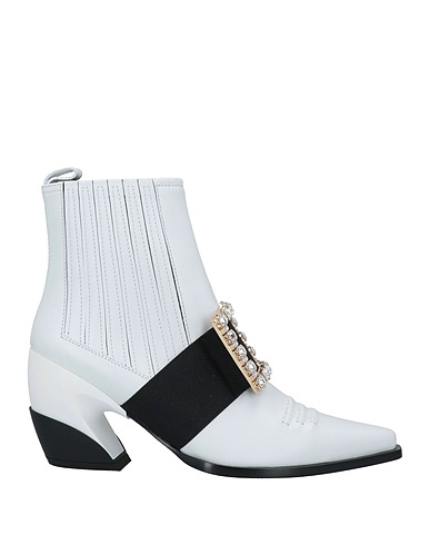 ROGER VIVIER Ankle boot White Leather
